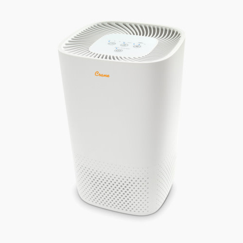 Crane Standard True HEPA Tower Air Purifier - White