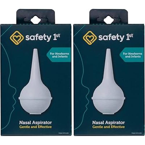 Safety 1st Nasal Aspirator, White, One Size (Pack of 2)