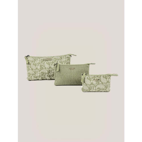 Sazan + JuJuBe 3-piece Pouch Clutch Purse Set - Paisley Floral