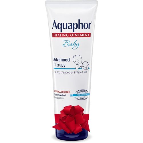 Aquaphor Baby Healing Ointment Advanced Therapy Skin Protectant, Dry Skin and Diaper Rash Ointment, 7 Oz Tube