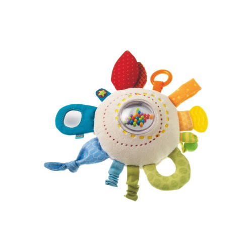 Teether Cuddly Rainbow Round - Soft Activity Toy with Rattling & Teething Elements