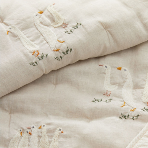 Darby Duckling Baby Quilt | Pottery Barn Kids