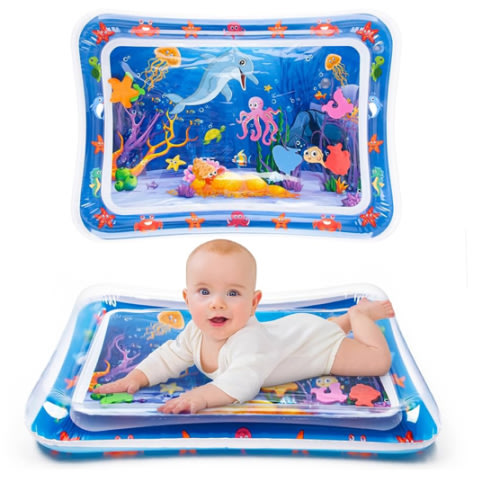 Tummy Time Water Mat丨Inflatable Tummy Time Water Play Mat for Babies, Infants and Toddlers 3 to 12 Months Promote Development Toys Baby Gifts