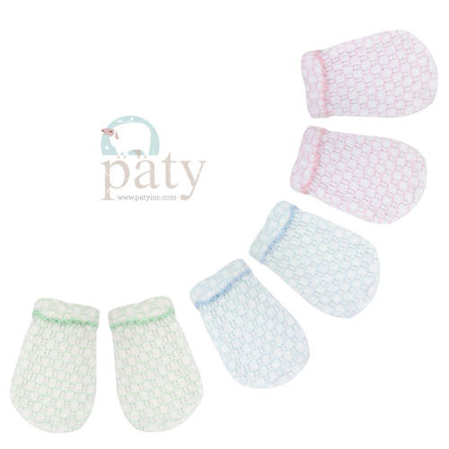 Paty Knit Mittens (Pinstripe) #388