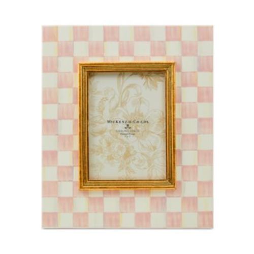 Rosy Check Picture Frame, 5" x 7"