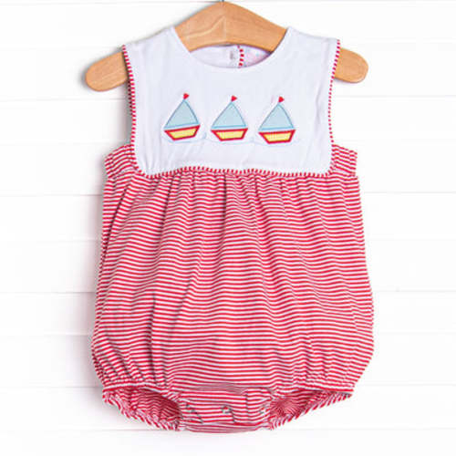 Sail's Up Applique Bubble, Red – Stitchy Fish