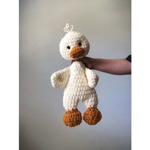 Duck Snuggler Duck Lovey Crochet Ducky - Etsy