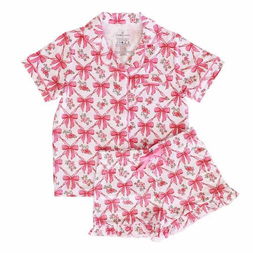Two Piece Short Lounge Set | Bow Besties