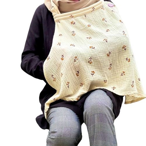 Nursing Cover for Breastfeeding, Newborn Essentials, Breathable Nursing Cover, Breastfeeding Essentials for Moms, Baby Registry Items & Postpartum Gifts, Privacy Nursing Covers