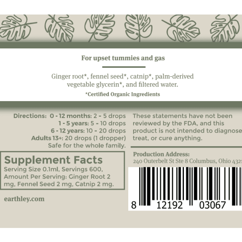 Infant Tummy Relief - For Gas, Bloating, and Upset Tummies