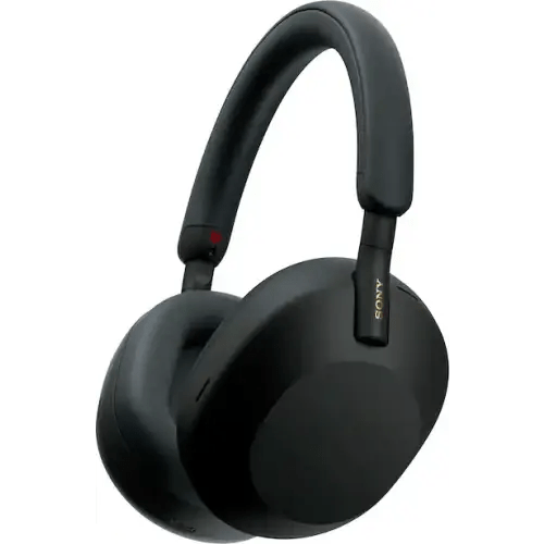 Sony - WH-1000XM5 Wireless Noise Cancelling Over-the-Ear Headphones - Black
