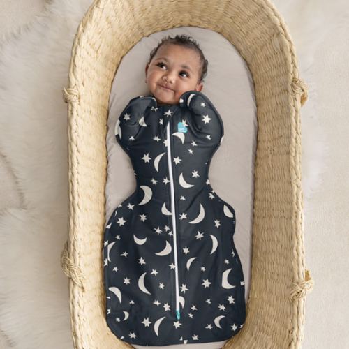 Swaddle Up™ 1.0 TOG Cotton Charcoal Big Sky