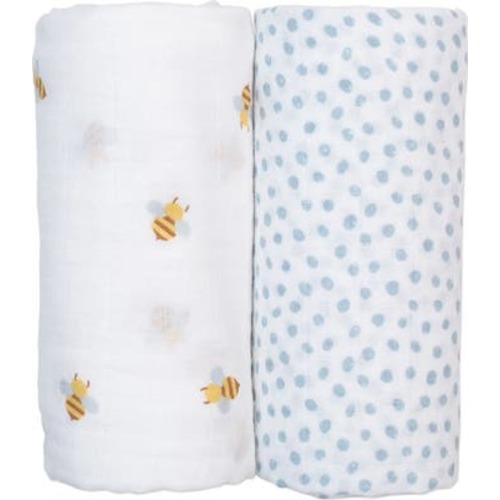 Cotton Muslin Swaddles 2 Pack, Large