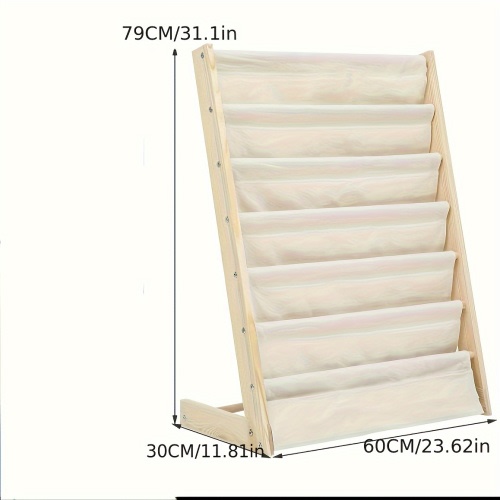 Foldable bookshelf
