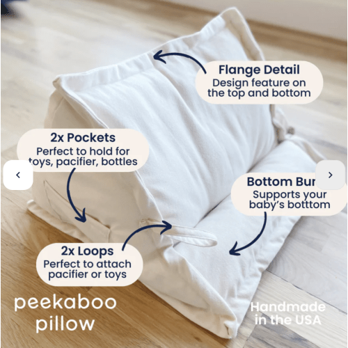 Peekaboo Pillow™ Official Site - Organic Infant Lap Pillow