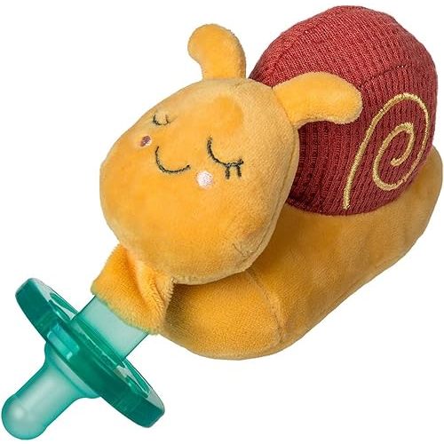 Mary Meyer WubbaNub Infant Pacifier, 6-Inches, Skippy Snail