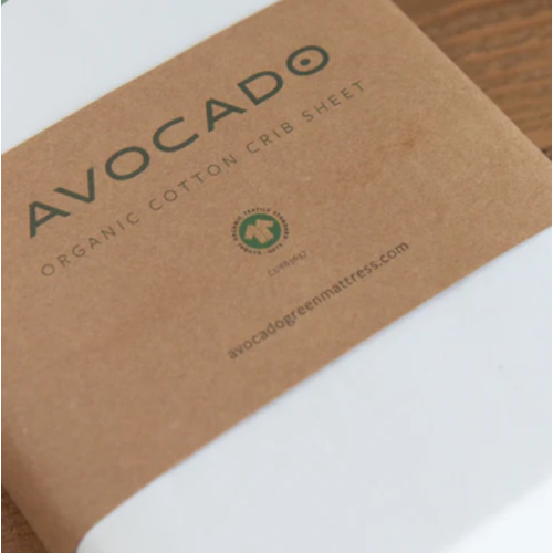 Organic Cotton Crib Sheets | Gentle & Safe | Avocado Green Mattress