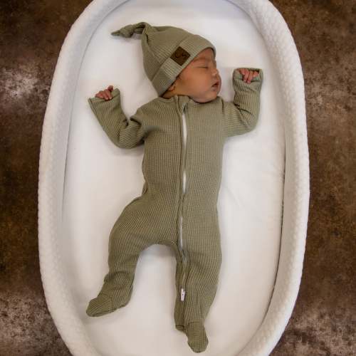 Sagebrush Green Waffle Footed Jammies – Cowkid Clothing Company