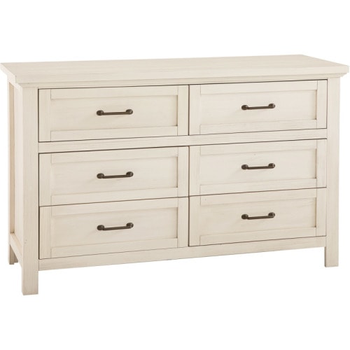 Westfield Dresser - Brushed White | Westwood Baby | Dresser | 1201899 | Old Brick Furniture