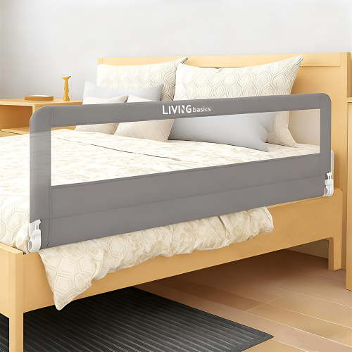 59" Toddler Bed Rails, Double-Reinforced Steel Frame, Swing Down Extra Long Bed Bumper Sleep Bedrail Safety Side Guard Fits for 4.72" to 11.81" Thickness Mattresses - Walmart.ca
