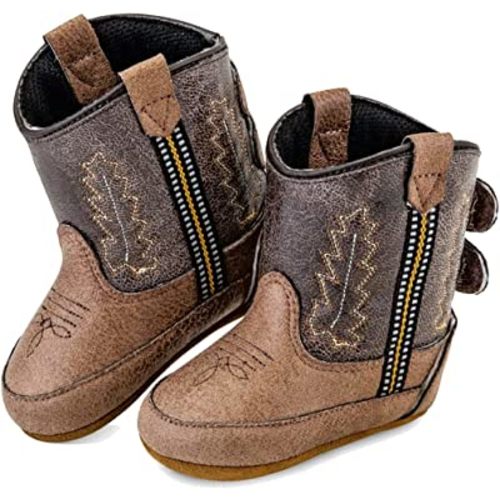 Old West Kids Boots Baby Poppets Leather Boots with Closure, Brown, 0 US Unisex Infant" to "Old West Kids Boots Baby Poppets Leather Boots, Brown, 0 US Unisex Infant