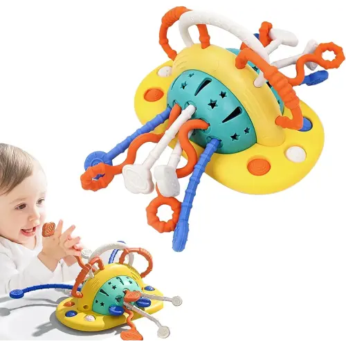 Baby Toys Silicone Suction Cup Toy for High Chair Toddler Sensory Toys for 6 12 Month Baby Montessori Toy for 1 Year