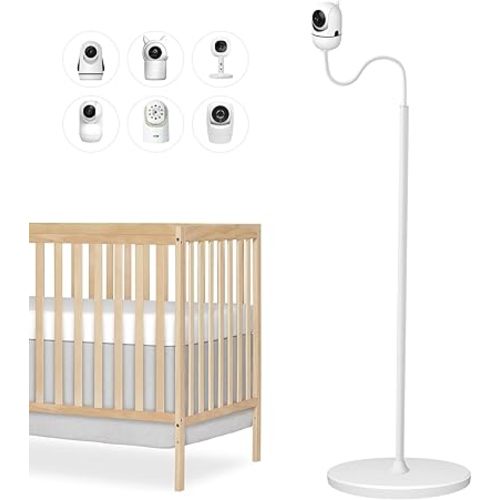 VIKOBESS Baby Monitor Stand 69" Adjustable Height Baby Monitor Mount, Compatible with Owlet Cam Duo 2, Nanit Pro, Infant Optics DXR-8, HelloBaby, VTech, and Other Baby Cameras with 1/4" Thread Mount