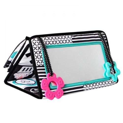 Tummy Time Floor Mirror,Developmental Baby Activity Toy, Infants Newborn Essential Boys and Girls 0 3 6 9 12 Month