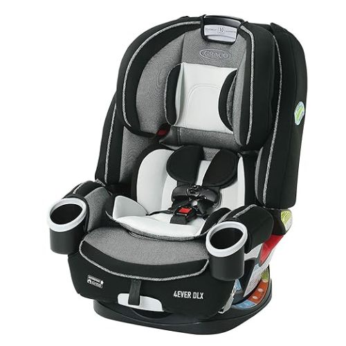 Graco 4Ever DLX 4-in-1 Car Seat, Fairmont | Infant to Toddler Car Seat, with 10 Years of Use | Rear-facing, Forward-facing and Booster Modes | Safe, Comfortable and Convenient