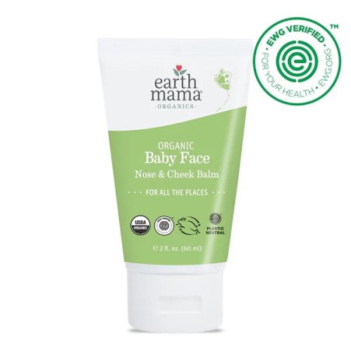 Earth Mama Organic Baby Face Nose & Cheek Balm (60ml) - Natural Skin Care
