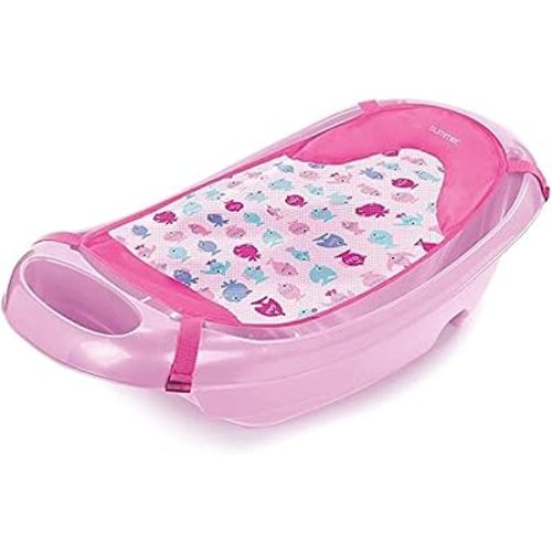 Summer Infant Splish 'N Splash Newborn to Toddler Bath Tub, Pink