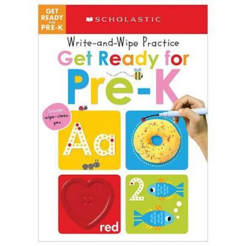 Write And Wipe Practice : Get Ready For Pre-k - (paperback) - By Scholastic Inc. & Scholastic Early Learners