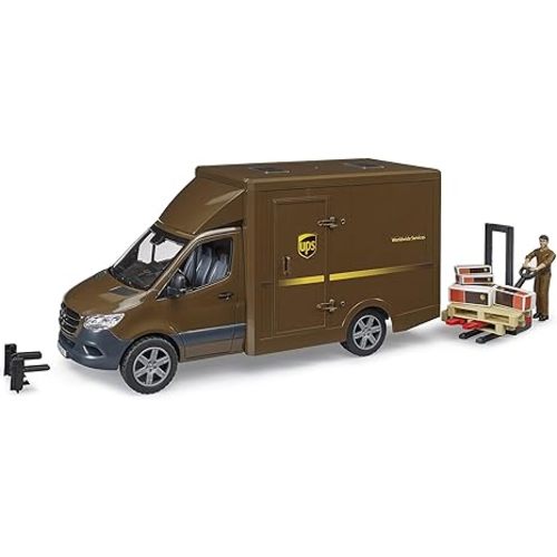 Bruder 02678 MB Sprinter UPS with Driver and Accessories