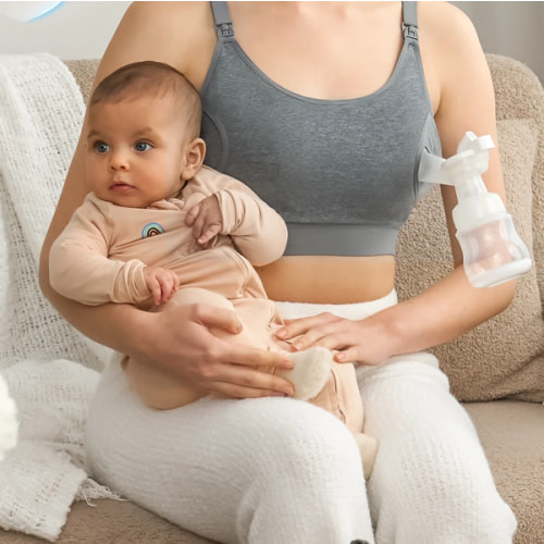Momcozy Pumping and Nursing Bra for Maternity & Breastfeeding