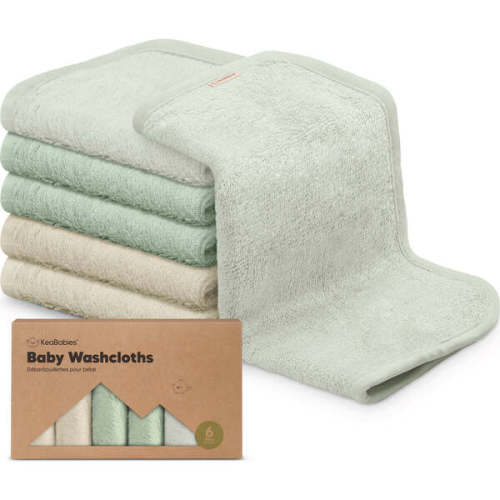 Baby Organic Washcloths, Hills - KeaBabies Towels & Robes | Maisonette