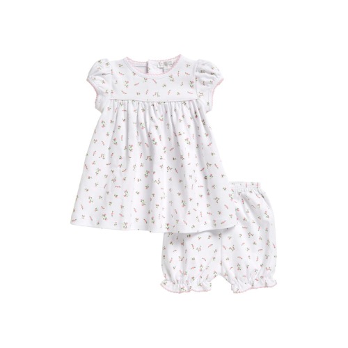 Garden Roses Dress & Bloomers, 6-9M