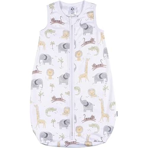 Gerber Baby Unisex Sleepbag Wearable Blanket, Animals + Geos, 0-6M