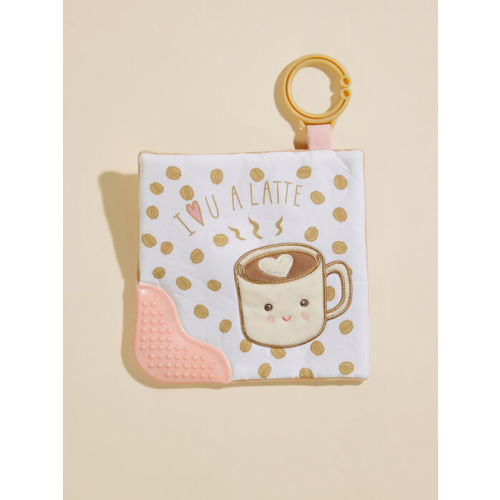 Love You A Latte Ivory Crinkle Teether | Tullabee