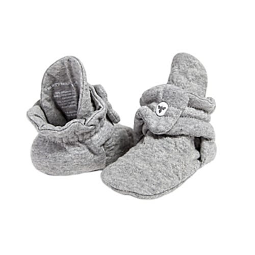 Burt's Bees Baby® 3-6 Months Quilted Bee Booties in GreyBurt's Bees Baby®