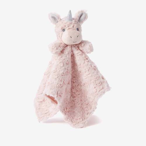 Pink Swirl Unicorn Baby Security Blanket
 – Elegant Baby
