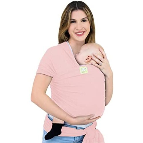 Baby Wrap Carrier - All in 1 Stretchy Baby Sling - Baby Carrier Sling - Baby Carrier Wrap - Baby Carriers for Newborn, Infant - Baby Wraps Carrier - Baby Slings - Baby Sling Wrap (Dusty Pink)