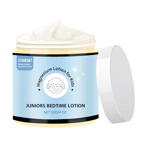 Magnesium Lotion for Kids - Magnesium Lotion for Sleep- Soothing Relief & Relaxation -Topical magnesium lotion helps children sleep peacefully before bed and at night - Without Melatonin