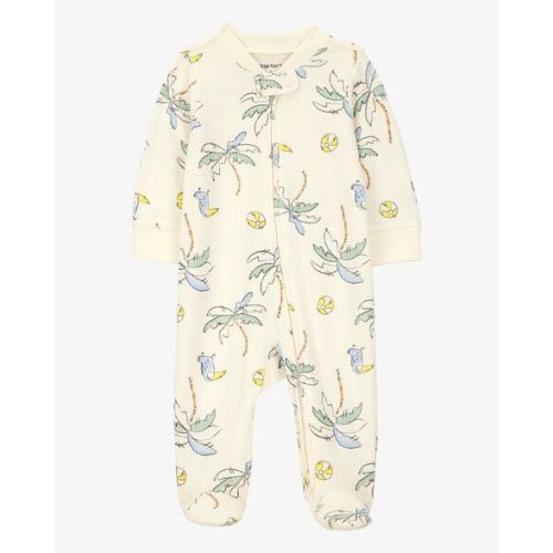 Baby Palm Tree 2-Way Zip Sleep & Play Pajamas - Carter's | Carter's