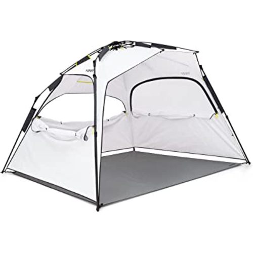 Veer Family Basecamp Recreational Pop-Up Tent | Premium Trail Rated Beach Tent or Camp Shelter for Adults and Kids | Water Resistant UPF50 Protective Coating | Portable with Easy Set Up and Take Down