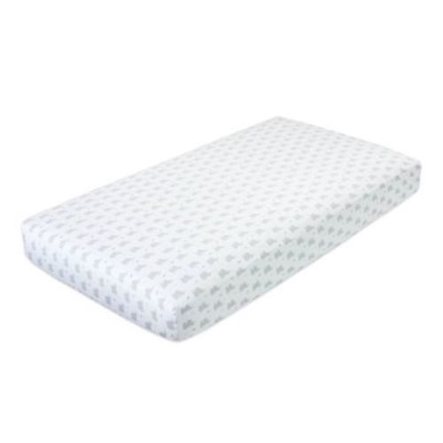 aden® by aden + anais Baby Crib Sheet in White/Grey Elephant - WHITE - CRIB SHEET