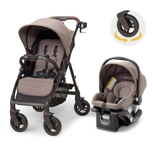 Graco® Merge™ Travel System with 360° Rotating Wheels