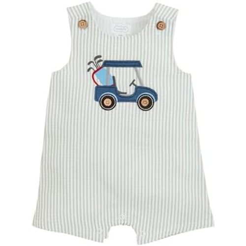 Mud Pie Unisex Baby Baby Boy Golf Cart Jon Jon;