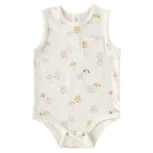 Organic Cotton Jersey Bodysuit, 0-3M