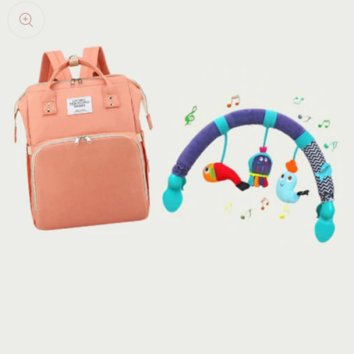 All-in-one diaper bag & changing station | NestGo Bundle