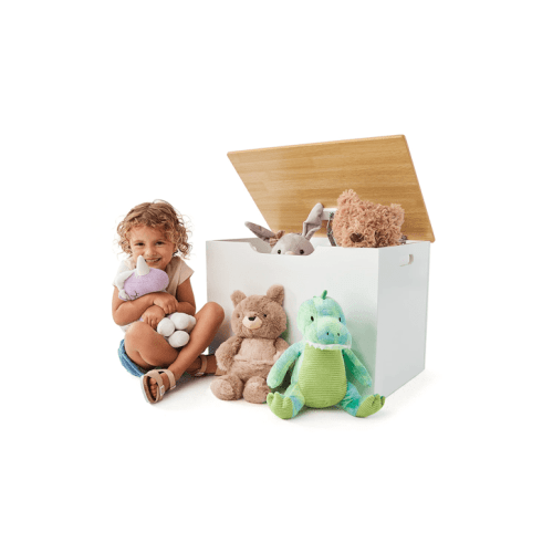 Wooden Toy Box - Wooden - One Size